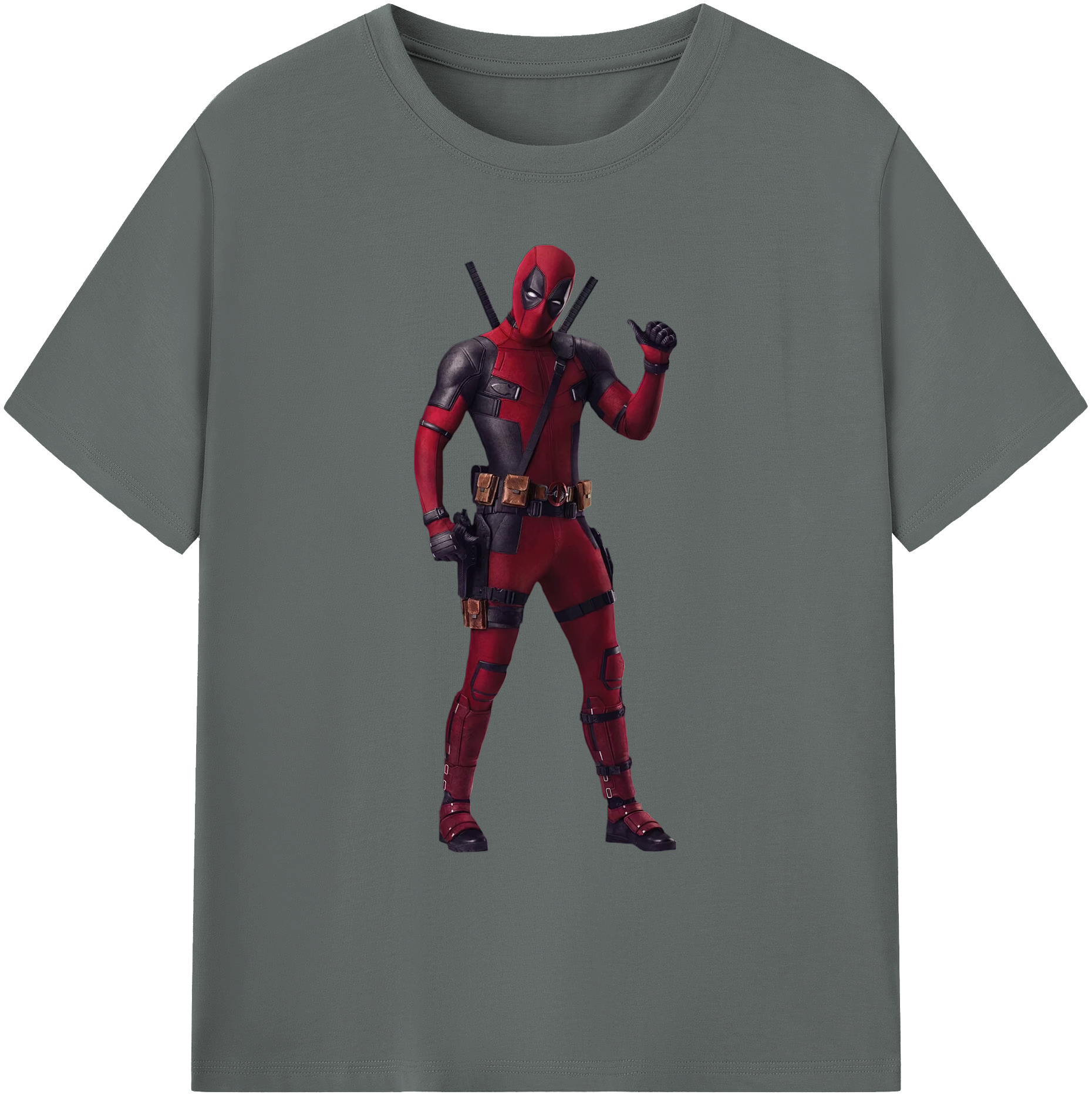 （画像用） Deadpool デッドプール 綿100％ メンズ半袖Tシャツ｜肌触りやわらか＆通気性